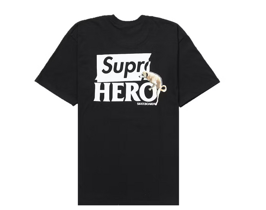 Supreme ANTIHERO Dog Tee Black