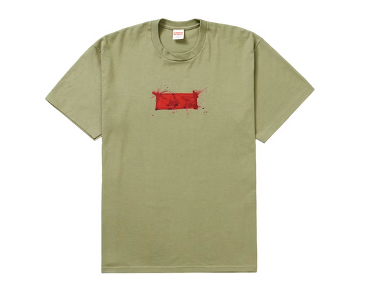 Supreme Ralph Steadman Box Logo Tee Light Olive