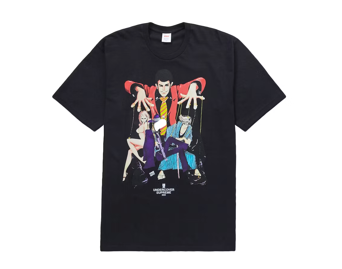 Supreme UNDERCOVER Lupin Tee Black