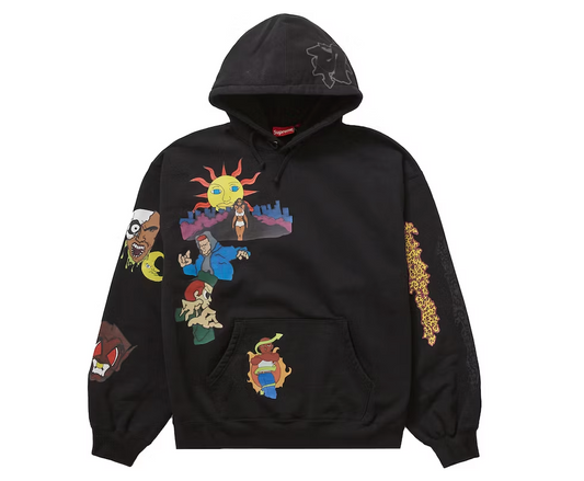 Supreme Sunrise Hooded Sweatshirt Black