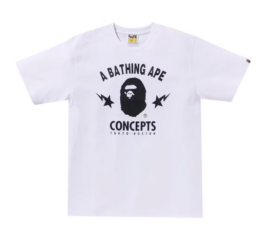 BAPE x Concepts Tee White