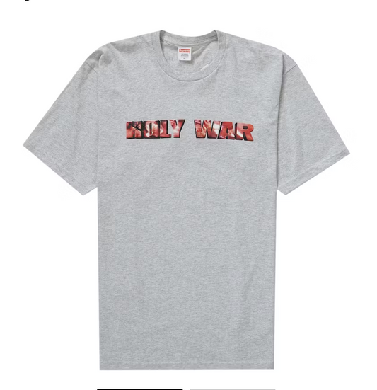 Supreme Holy War Tee Ash Grey