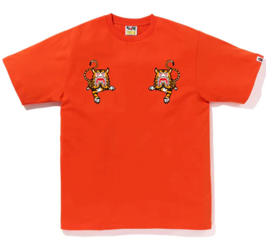 BAPE Tiger Tee Orange