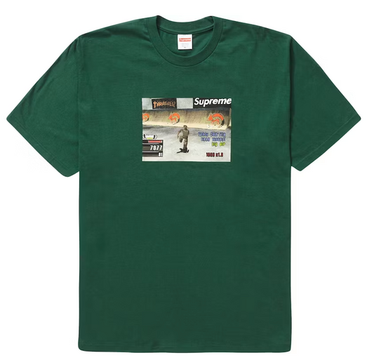 Supreme Thrasher Game Tee Dark Green