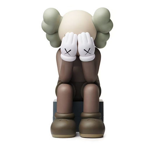 KAWS Passing Through Open Edition Vinyl Figure Brown