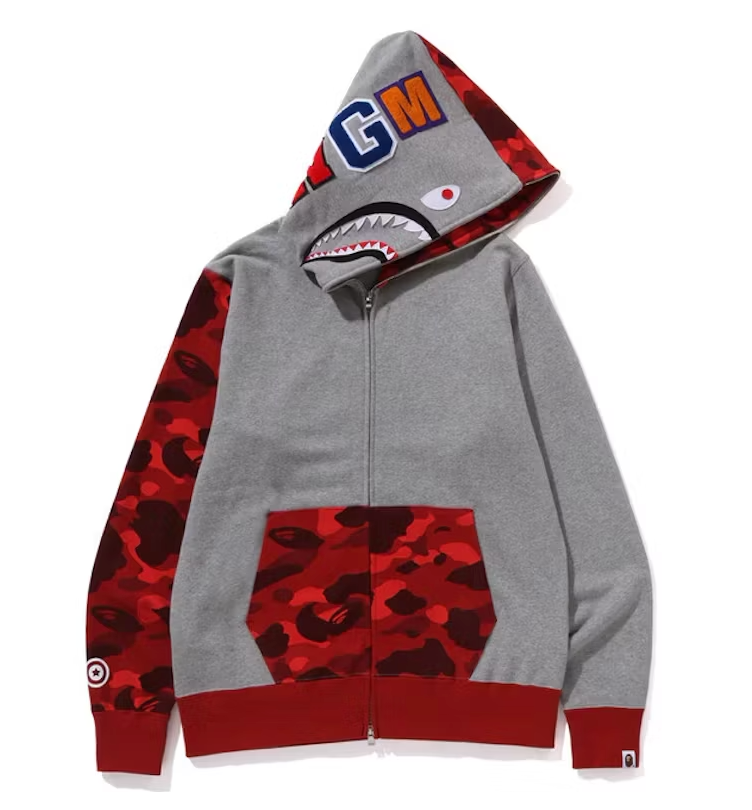 Red bape sweater shop