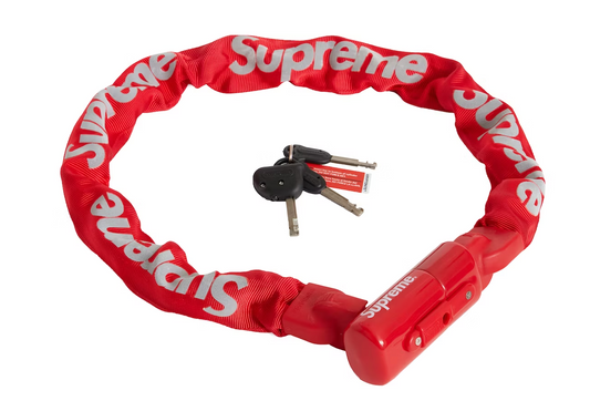 Supreme Kryptonite Integrated Chain Lock Red