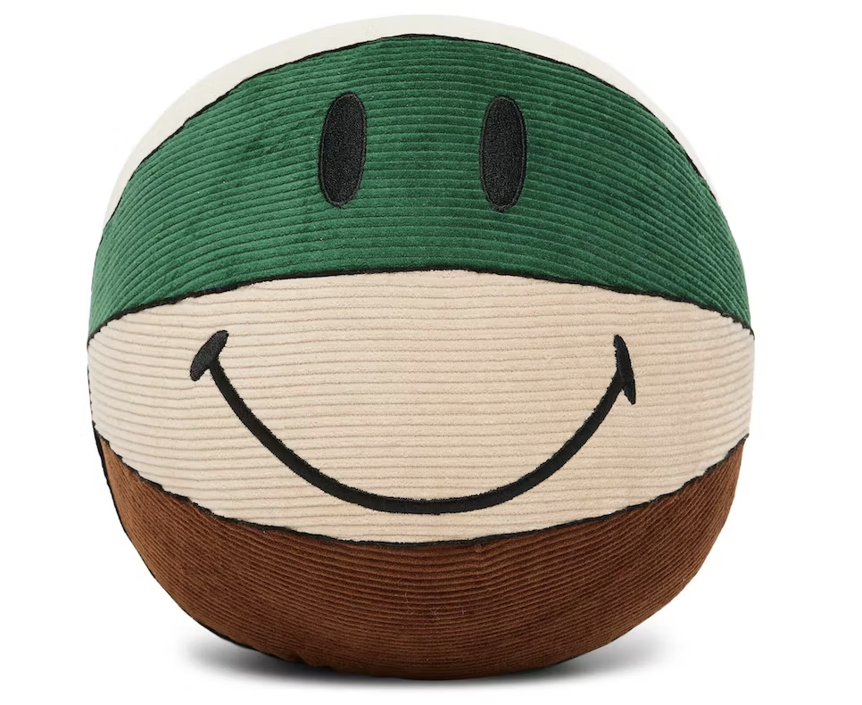 MARKET SMILEY CORD PANEL PLUSH BASKETBALL