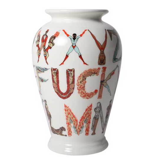 Supreme Alphabet Vase White