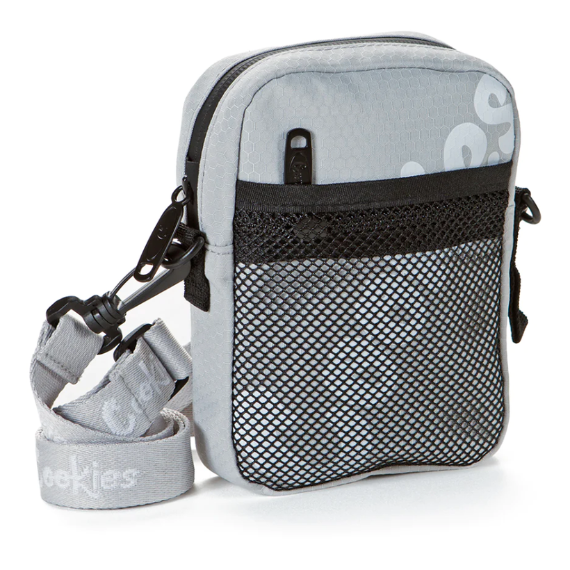 LAYERS SMELL PROOF HONEYCOMB NYLON SHOULDER BAG