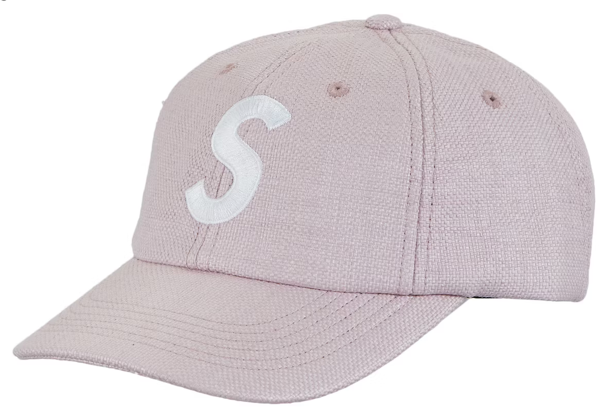 Supreme Raffia S Logo 6-Panel Lilac