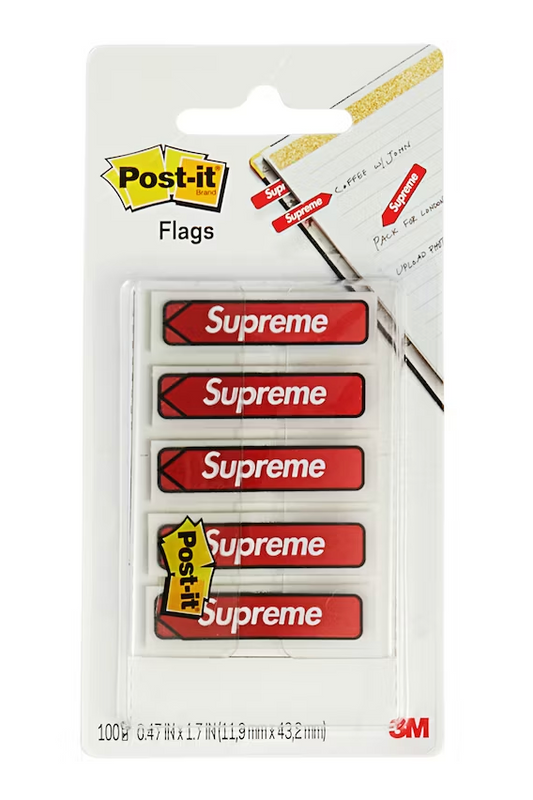 Supreme Post-it Flags Red