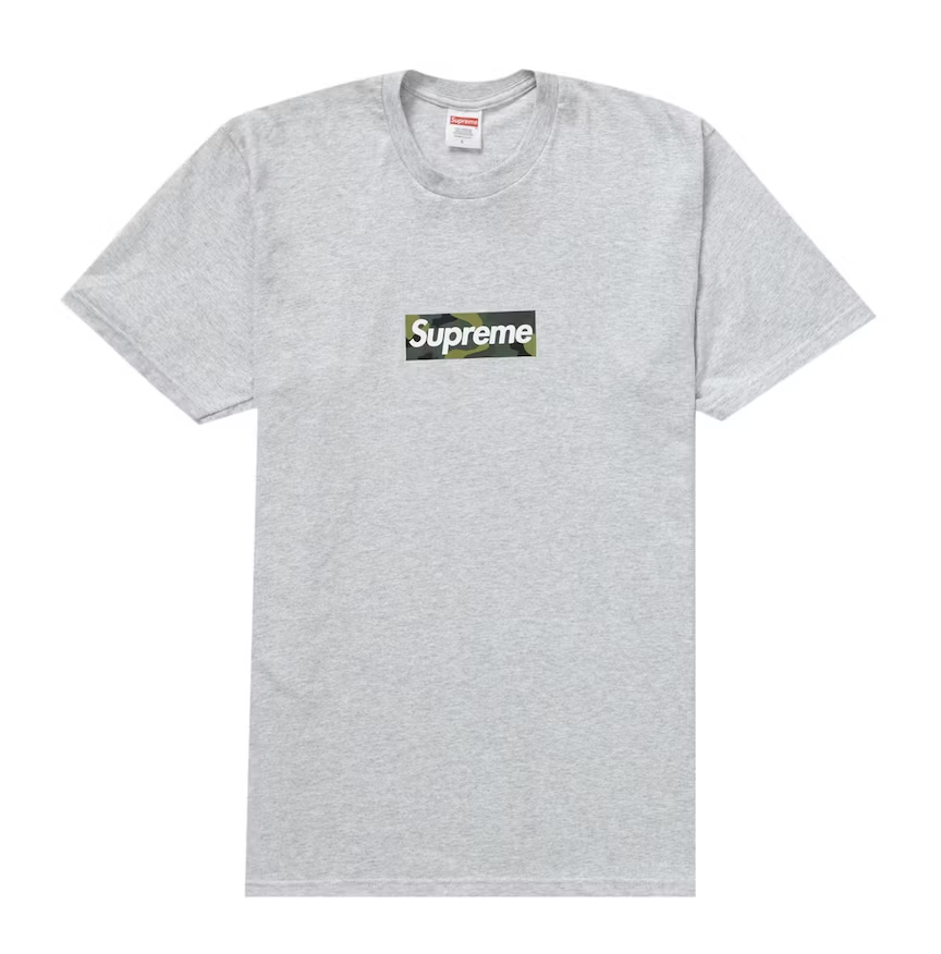 Supreme Box Logo Tee (FW23) Ash Grey