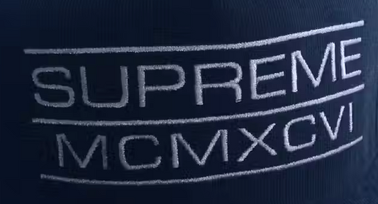 Supreme MCMXCVI Blue Corduroy Snapback