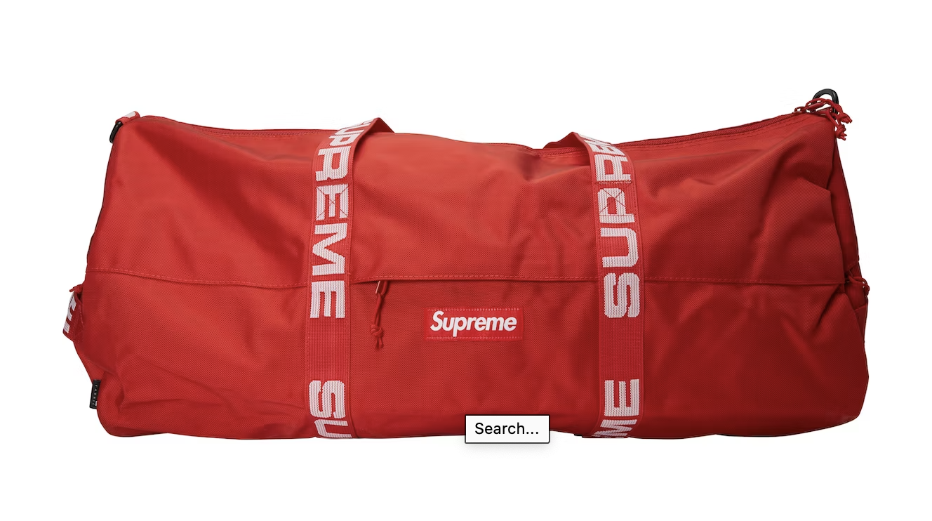 Supreme Large Duffle Bag (SS18) Red