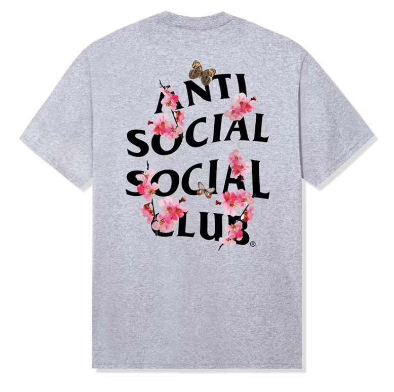 Anti Social Social Club Kkoch Tee Grey