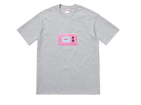 Supreme TV Tee Heather Grey