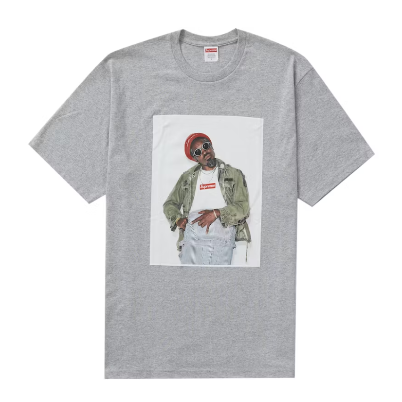 Supreme André 3000 Tee Heather Grey