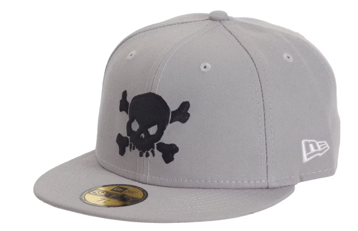 Supreme Skull New Era Grey