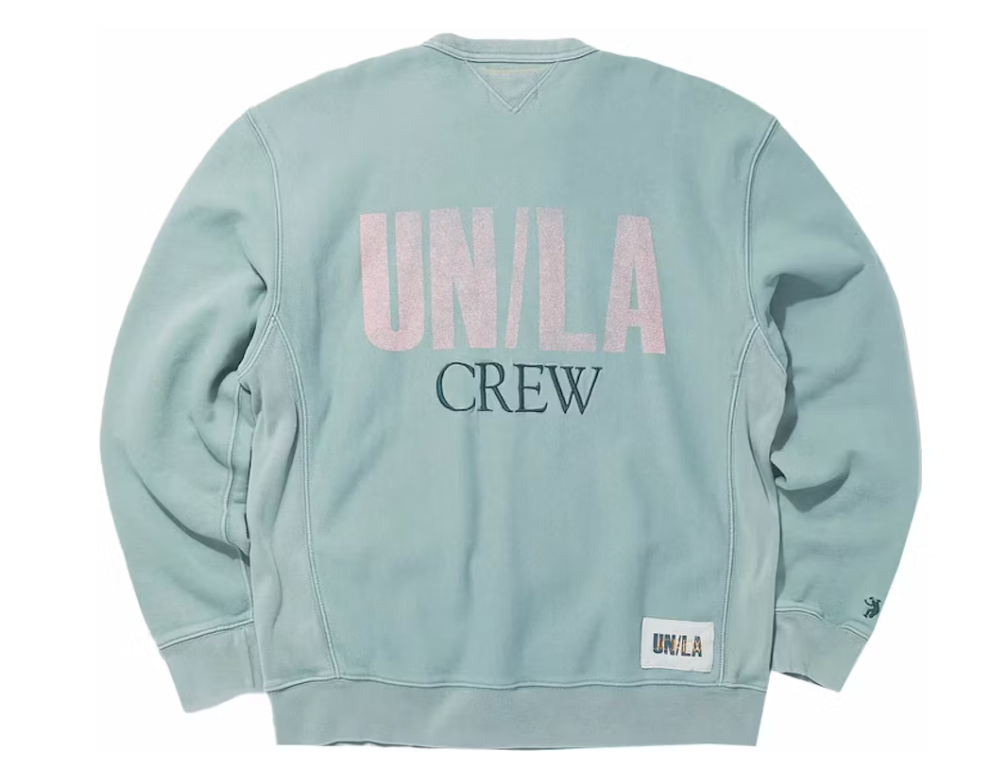 Union x J.Crew 14oz Crewneck Faded Blue