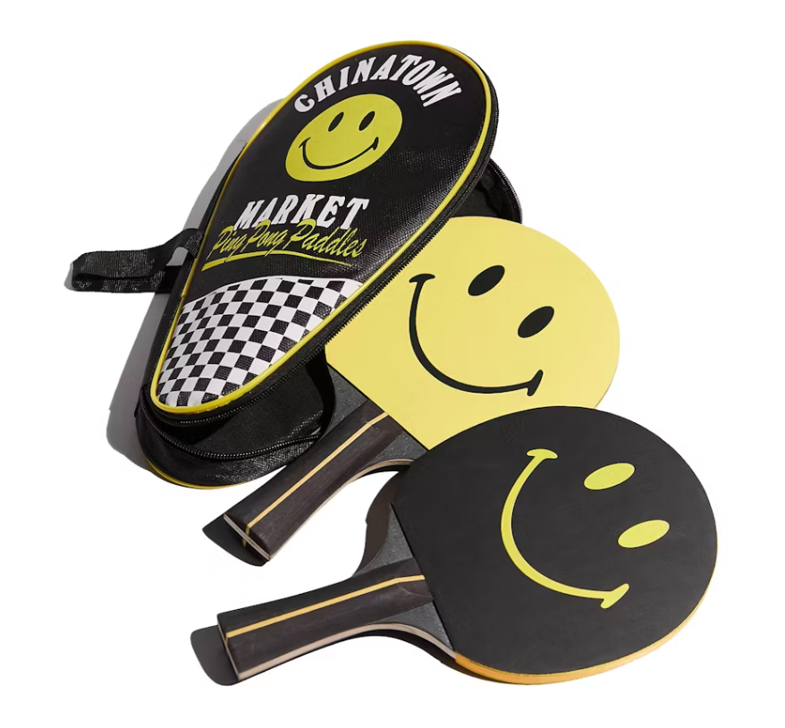 Chinatown Market x Smiley Ping Pong Paddle Set