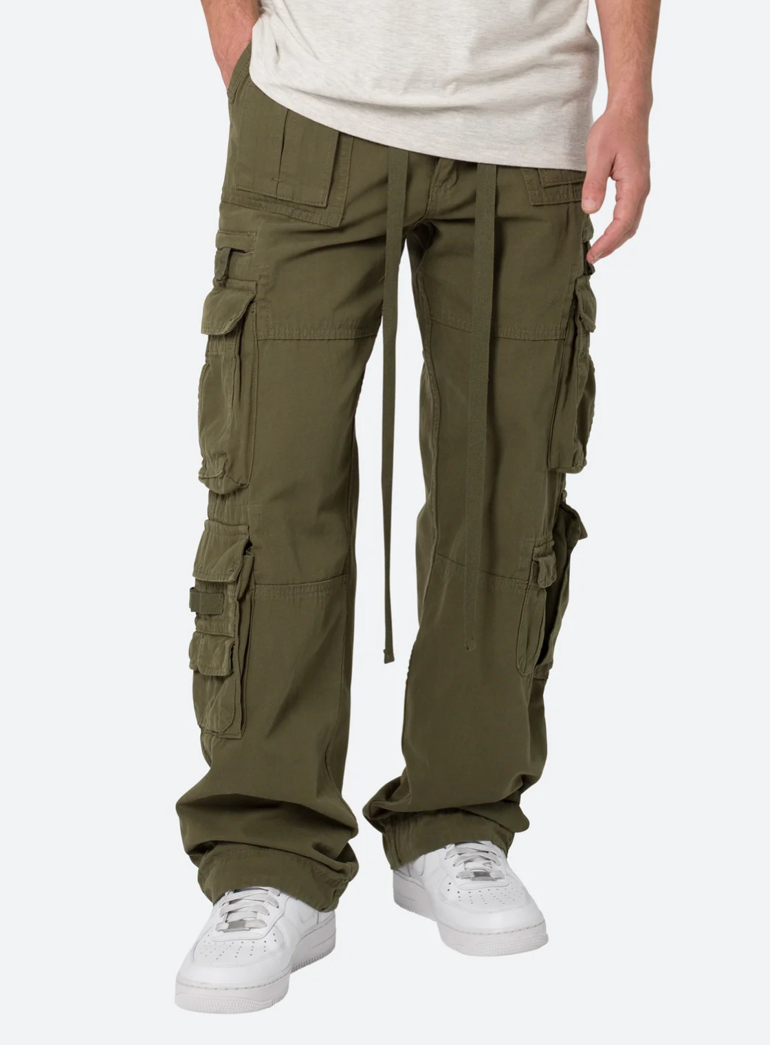 Military Cargo Pants - Olive