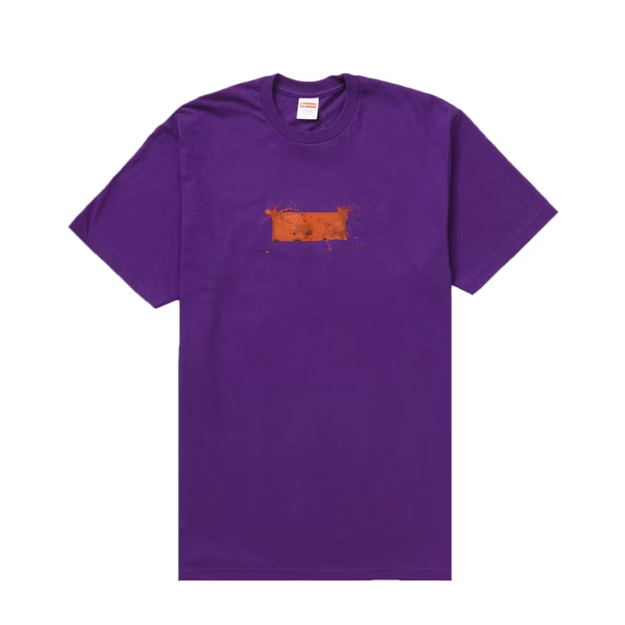 Supreme Ralph Steadman Box Logo Tee Purple