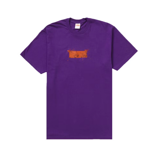 Supreme Ralph Steadman Box Logo Tee Purple