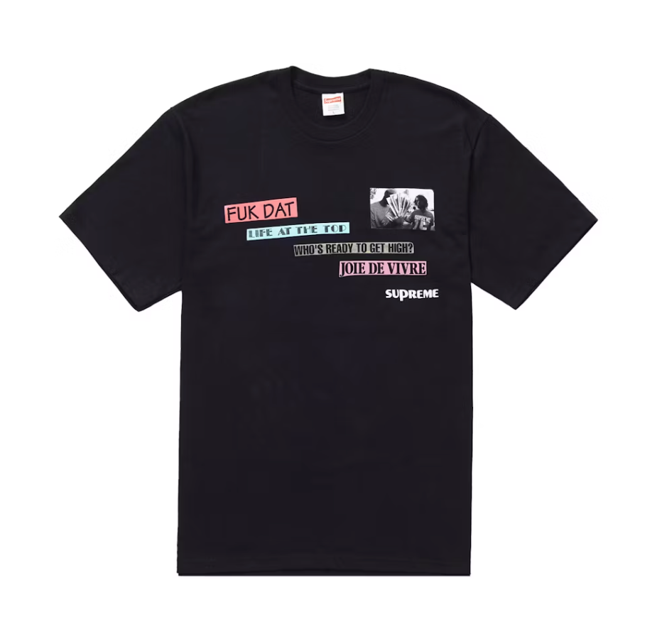 Supreme Joie De Vivre Tee Black