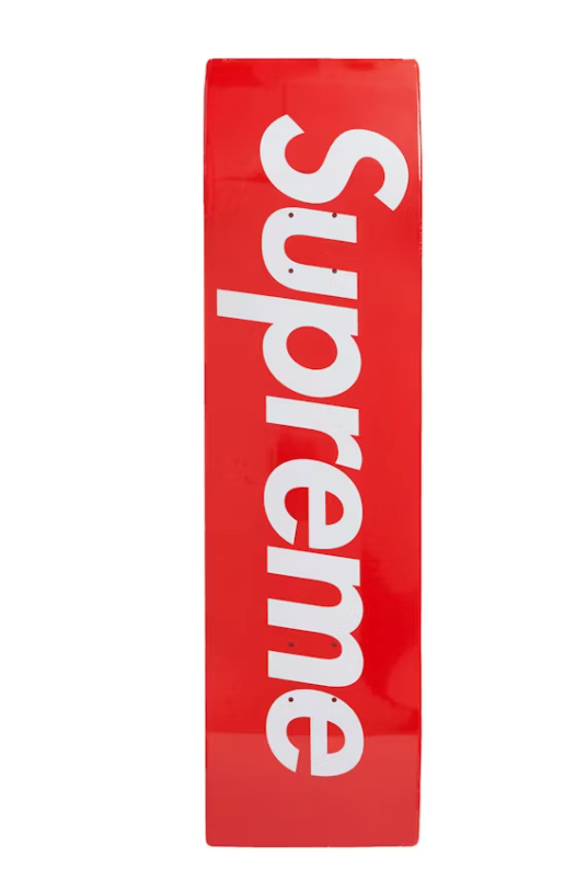 Supreme Uncut Box Logo Skateboard Deck Red