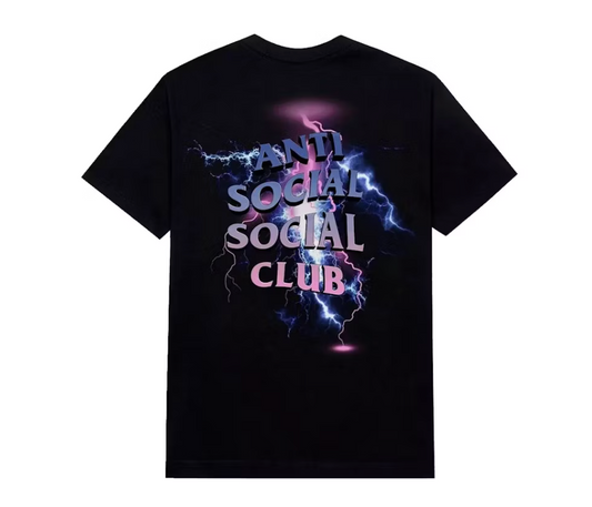 Anti Social Social Club Bolt From The Blue T-shirt Black