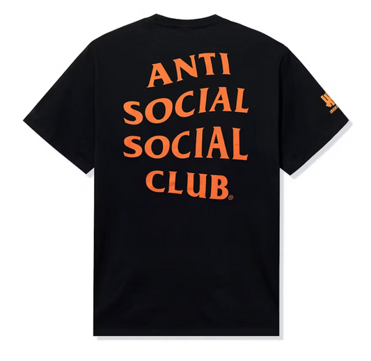 Anti Social Social Club x Undefeated Still Paranoid Tee Black