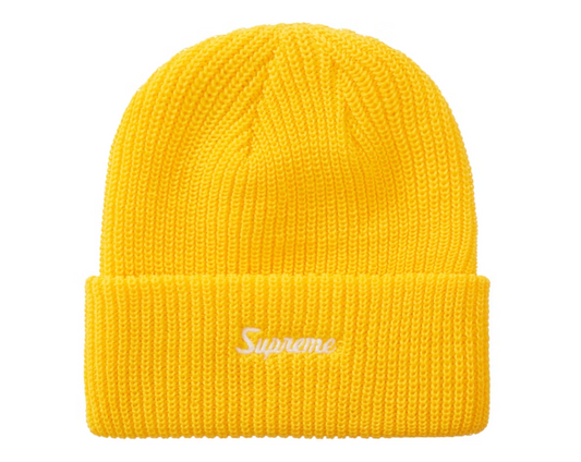 Supreme Loose Gauge Beanie Yellow