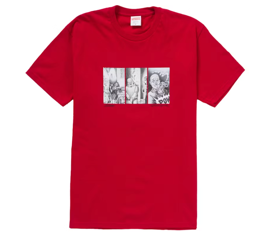 Supreme Mister Cartoon Pow Tee Red