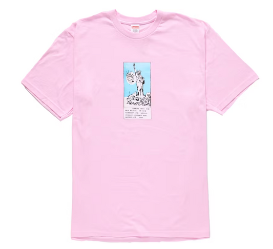 Supreme Liberty Tee Light Pink