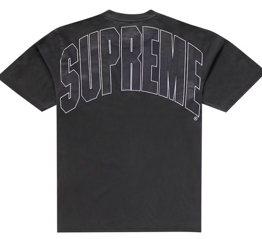 Supreme Cracked Back Arc S/S Top Black