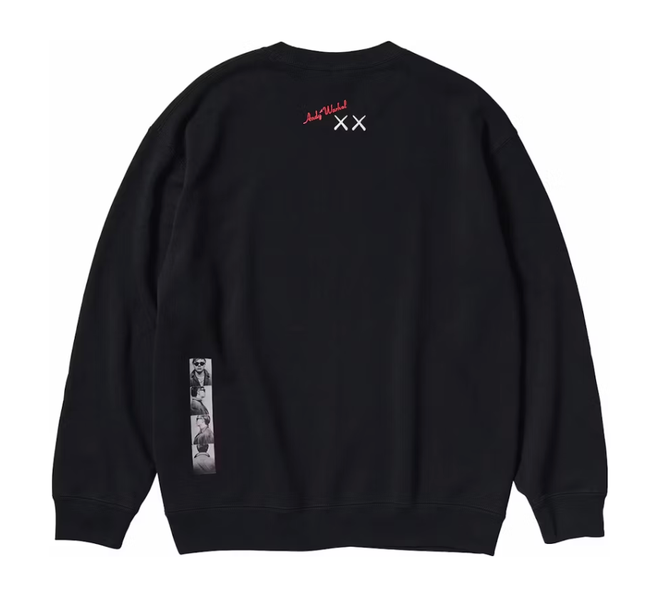 KAWS x Uniqlo Warhol Graphic 476119 Sweatshirt Black