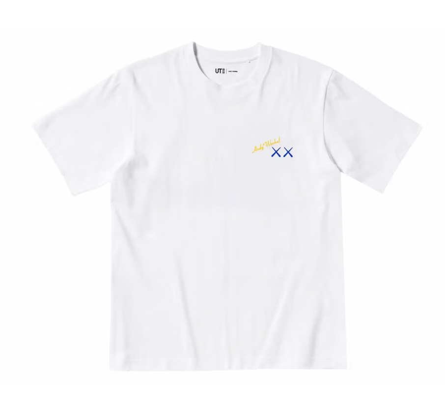 KAWS x Uniqlo Warhol UT Graphic 471321 T-shirt White