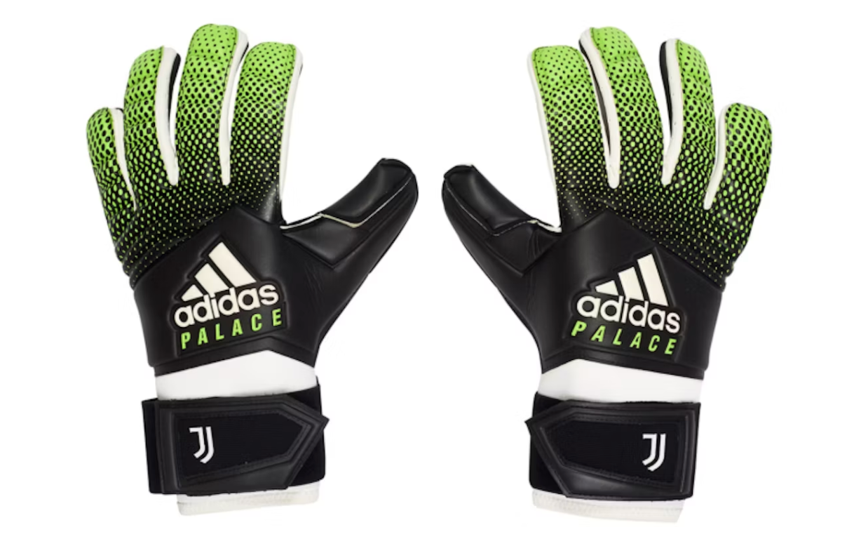 Palace Adidas Palace Juventus Goalkeeper Gloves Solar Green/Black