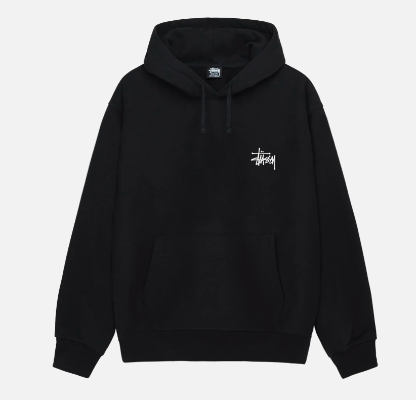 BASIC STÜSSY HOODIE BLACK – Doused BASIC STÜSSY HOODIE BLACK – Doused