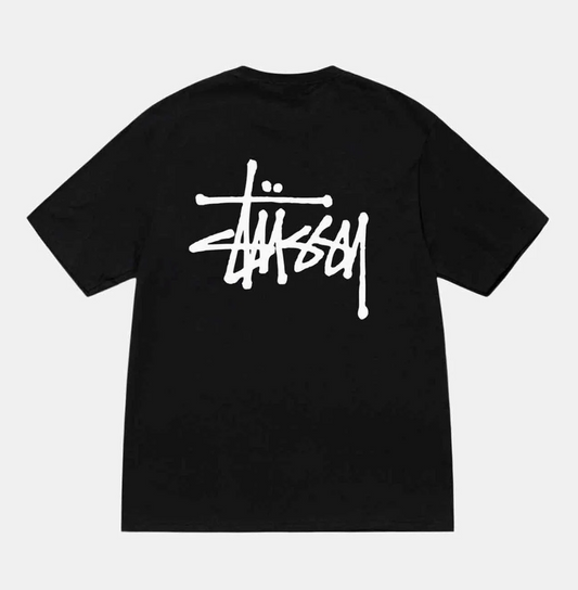 BASIC STÜSSY TEE- BLACK