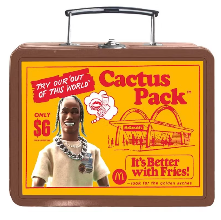 Travis Scott x McDonalds Cactus Pack Vintage Metal Lunchbox