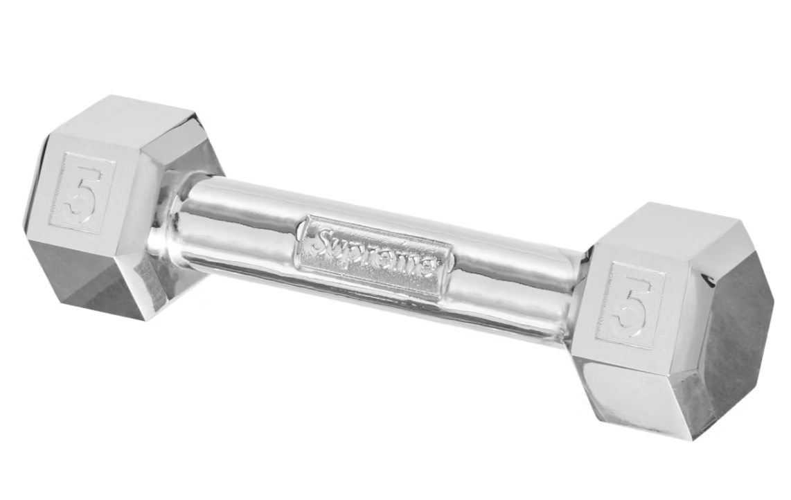 Supreme Plated Dumbbell Silver Plated