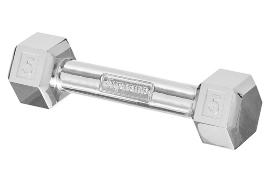 Supreme Plated Dumbbell Silver Plated