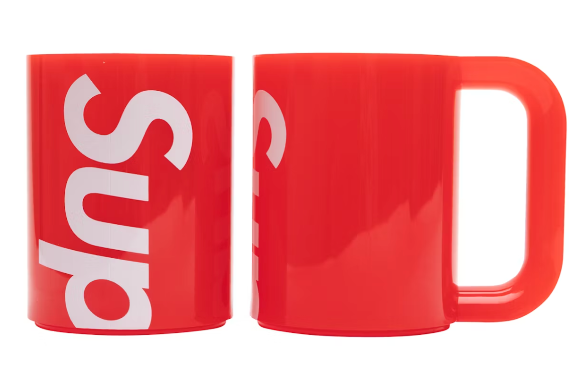 Supreme Heller Mugs (Set of 2) Red