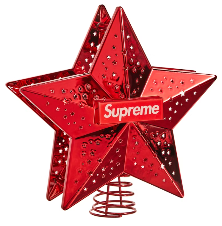 Supreme Projecting Star Tree Topper (US Plug) Red