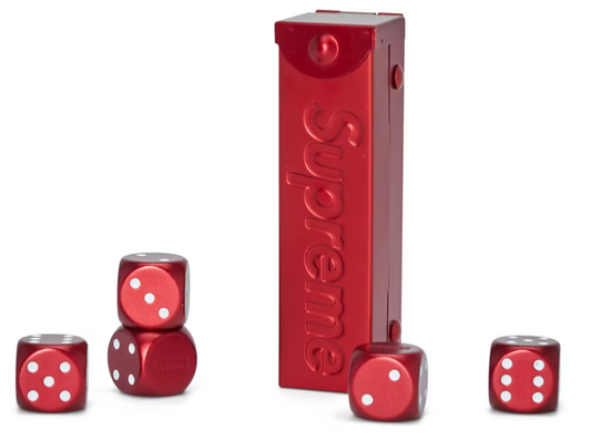 Supreme Aluminum Dice Set Red