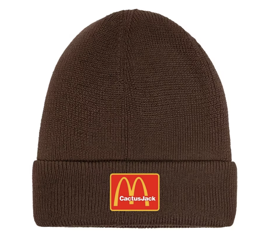 Travis Scott x McDonald's Cj Arches Beanie Brown