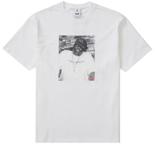 Supreme Jordan Biggie S/S Top White