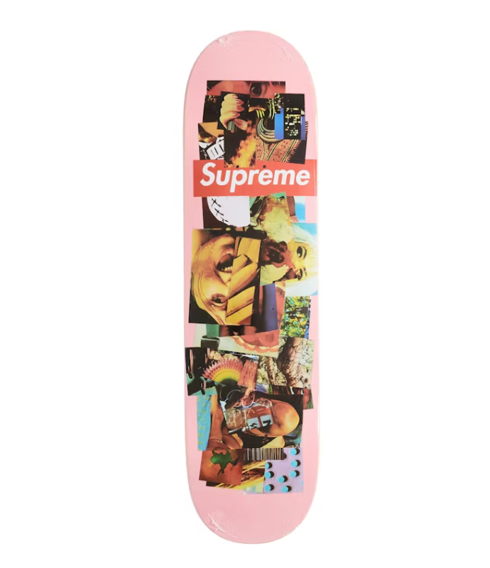 Supreme Stack Skateboard Deck Pink